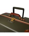 The Bridge - Large, hard-shell polycarbonate trolley with leather accents from Story Viaggio Trunks