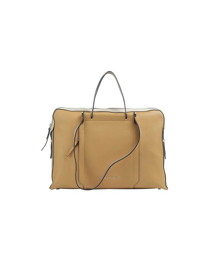  Piquadro - Cartella a due manici in pelle porta pc 15'' Circle