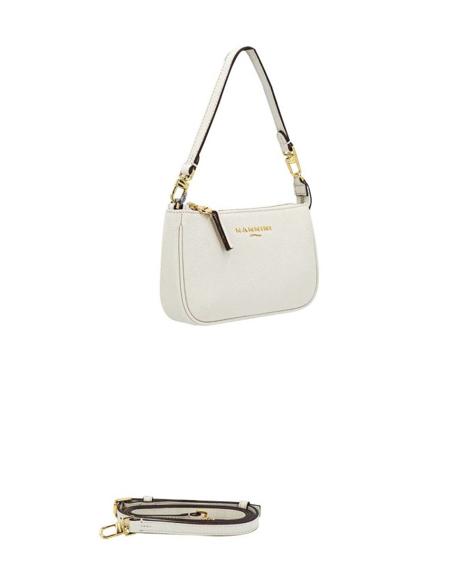  Nannini - Borsa a spalla in pelle con tracolla Keira