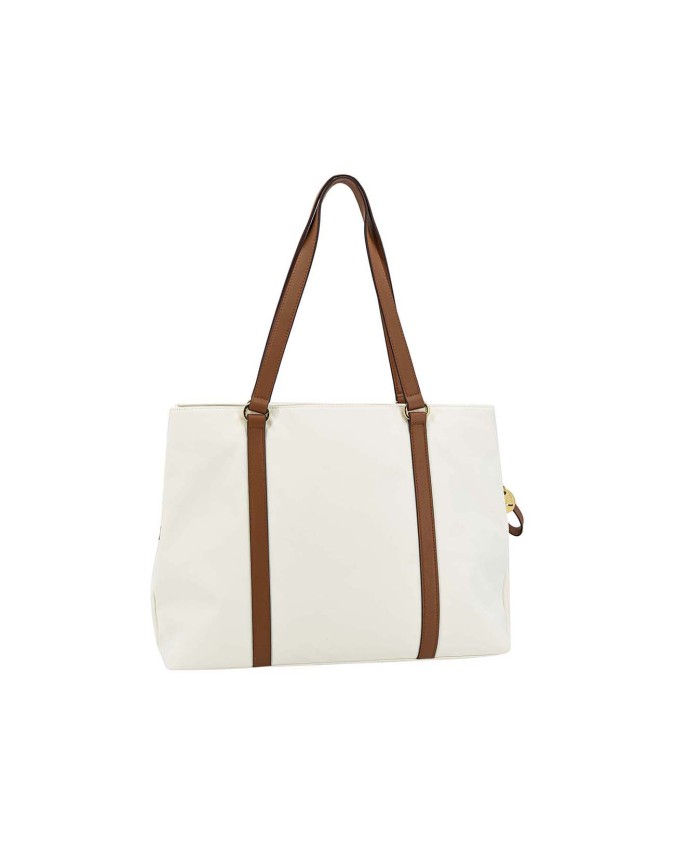  Nannini - Borsa a spalla shopping con doppio manico in nylon e