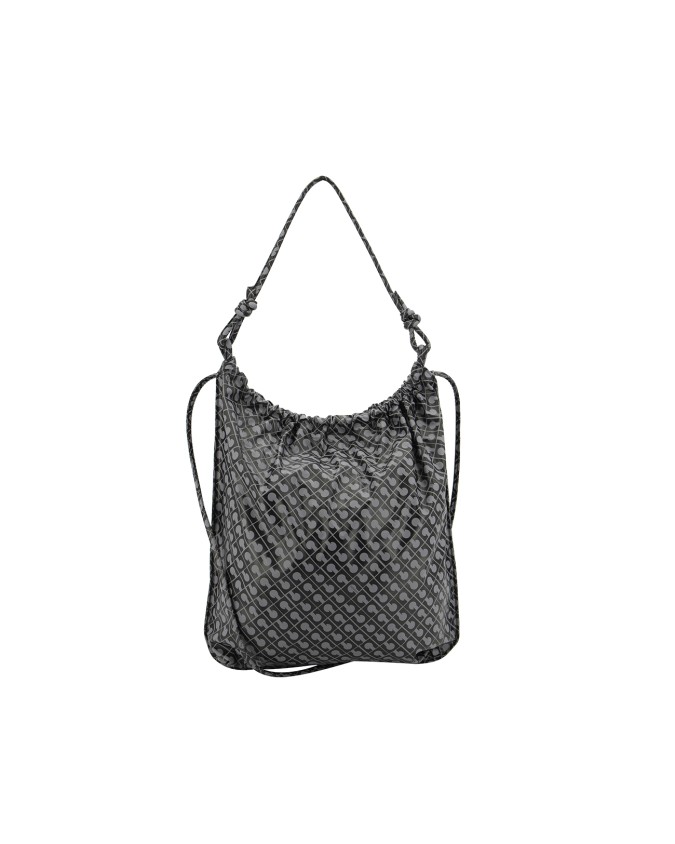 Gherardini - Borsa a spalla Hobo Tg. M con tracolla in tessuto Softy