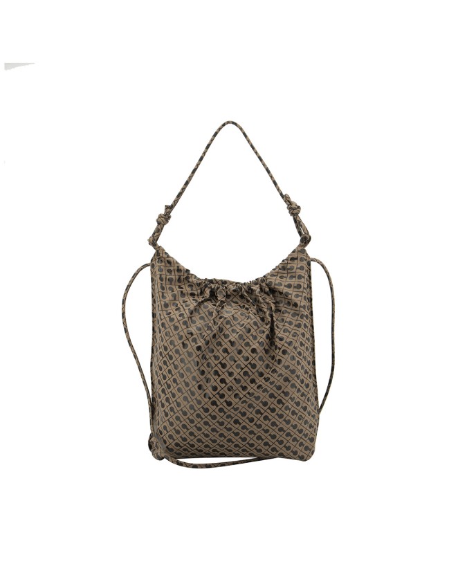 Gherardini - Borsa a spalla Hobo Tg. M con tracolla in tessuto Softy