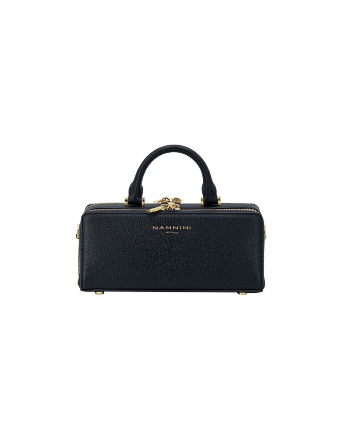  Nannini - Borsa a mano in pelle rettangolare con tracolla Keira