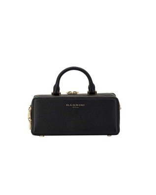  Nannini - Borsa a mano in pelle rettangolare con tracolla Keira
