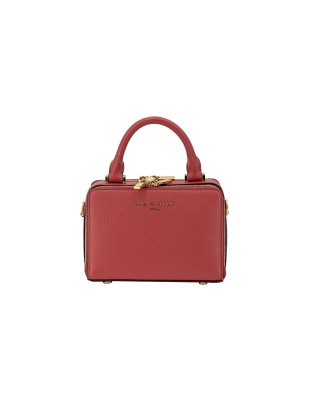 Nannini - Borsa a mano piccola compatta in pelle con tracolla