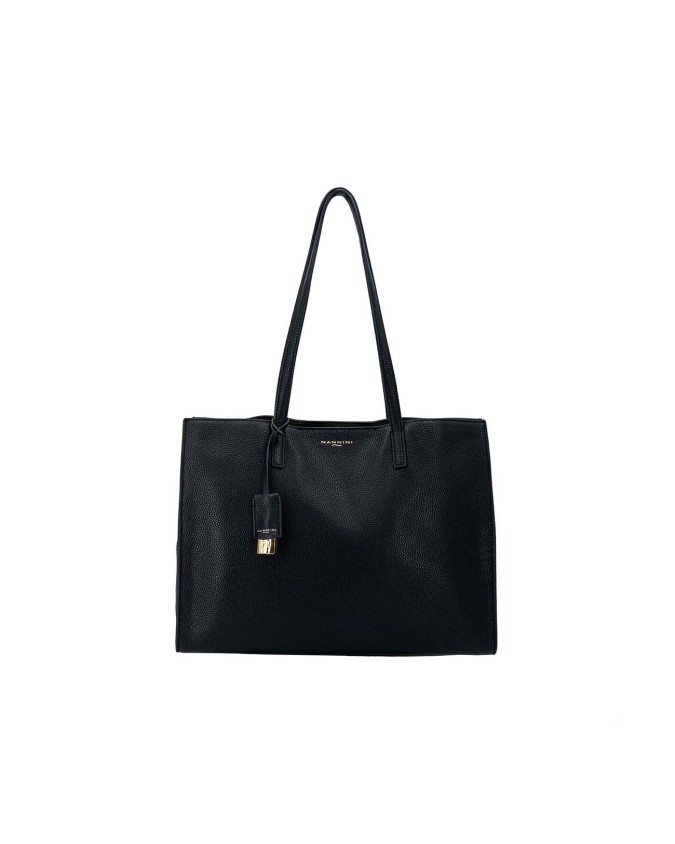 Nannini – Borsa shopper grande in pelle con doppio manico Helga