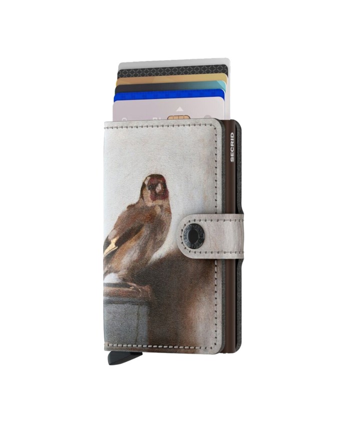  Secrid - Portafoglio in pelle e alluminio stampe Miniwallet Art