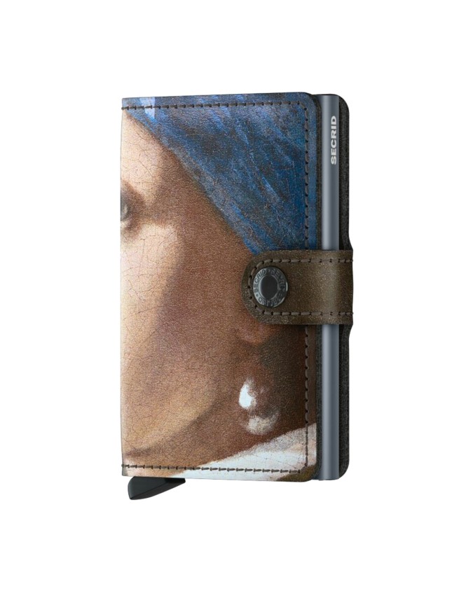  Secrid - Portafoglio in pelle e alluminio stampe Miniwallet Art