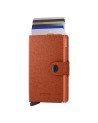 Secrid - Miniwallet in pelle e alluminio Crisple