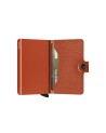 Secrid - Miniwallet in pelle e alluminio Crisple
