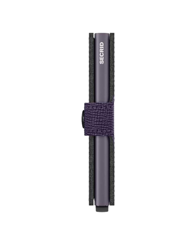  Secrid - Miniwallet in pelle e alluminio Crisple