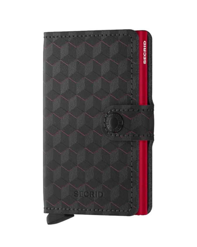 Secrid - Portafoglio mini in pelle e alluminio Miniwallet Optical