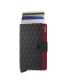Secrid - Portafoglio mini in pelle e alluminio Miniwallet Optical