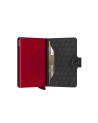 Secrid - Portafoglio mini in pelle e alluminio Miniwallet Optical