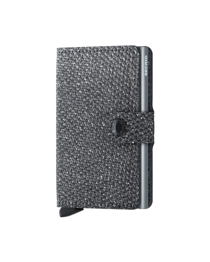 Secrid - Portafoglio in pelle e alluminio Miniwallet Sparkle