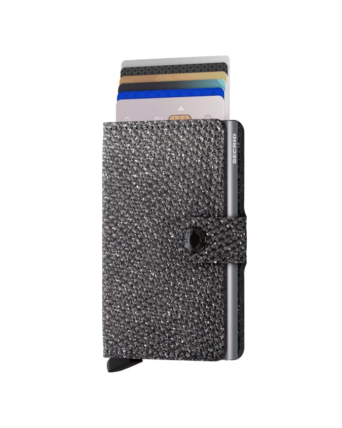 Secrid - Portafoglio in pelle e alluminio Miniwallet Sparkle