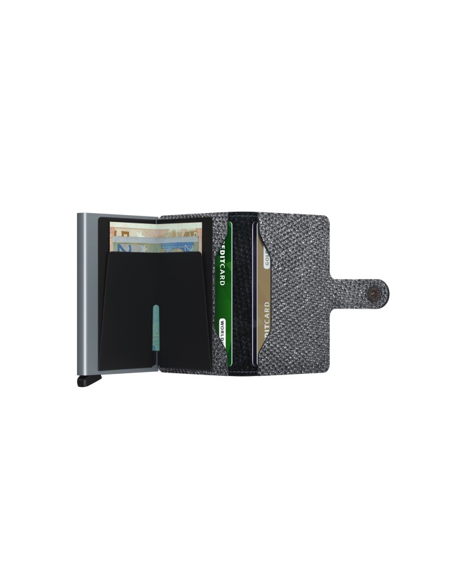 Secrid - Portafoglio in pelle e alluminio Miniwallet Sparkle