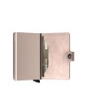 Secrid - Portafoglio in pelle sfumata ed alluminio Miniwallet Vintage
