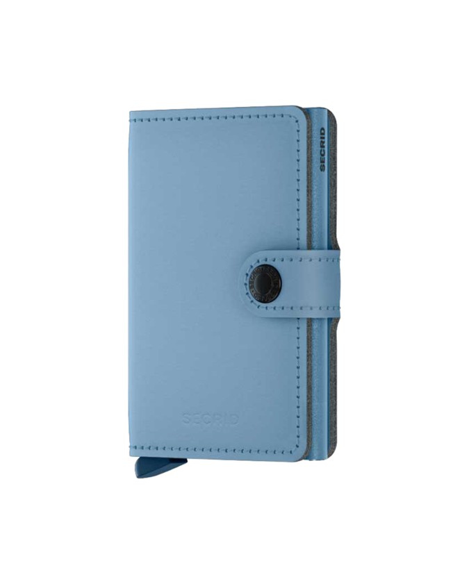 Secrid - Portafoglio piccolo in pelle vacchetta e alluminio Miniwallet Yard