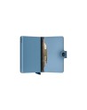 Secrid - Portafoglio piccolo in pelle vacchetta e alluminio Miniwallet Yard