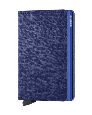 Secrid - Portafoglio sottile in pelle e alluminio Slimwallet Crisple 2