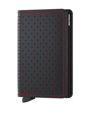 Secrid - Slimwallet Perforated Men's Leather Wallet -...