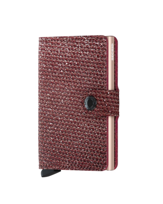 Secrid - Portafoglio in pelle e alluminio Miniwallet Sparkle