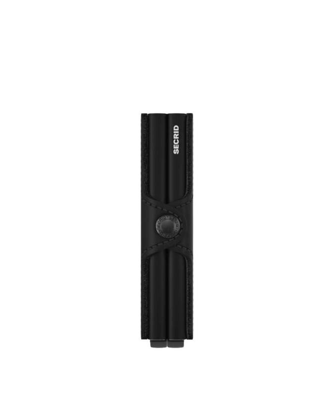 Secrid - Portafoglio in pelle matte e alluminio Twinwallet Matte