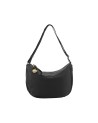 Nannini – Borsa a spalla mezzaluna in nylon e pelle Liberty