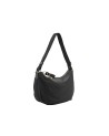Nannini – Borsa a spalla mezzaluna in nylon e pelle Liberty
