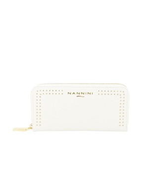 Nannini – Large leather zip-around wallet with small...