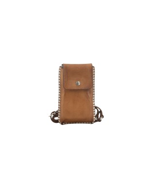 Campomaggi – porta cellulare in pelle vacchetta + Rivetti Classic