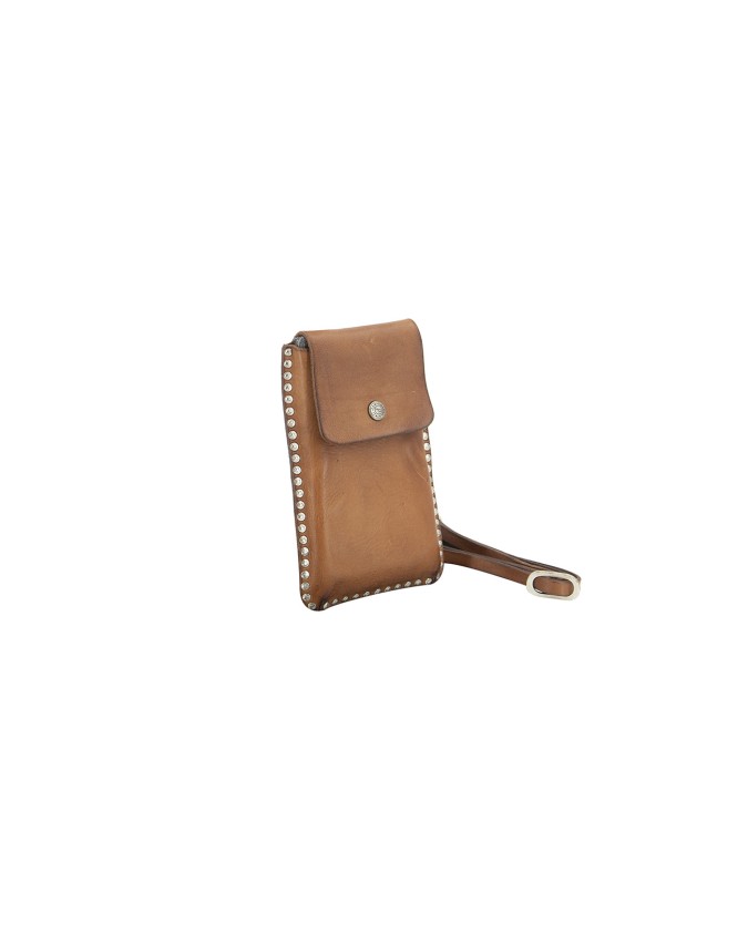 Campomaggi – porta cellulare in pelle vacchetta + Rivetti Classic