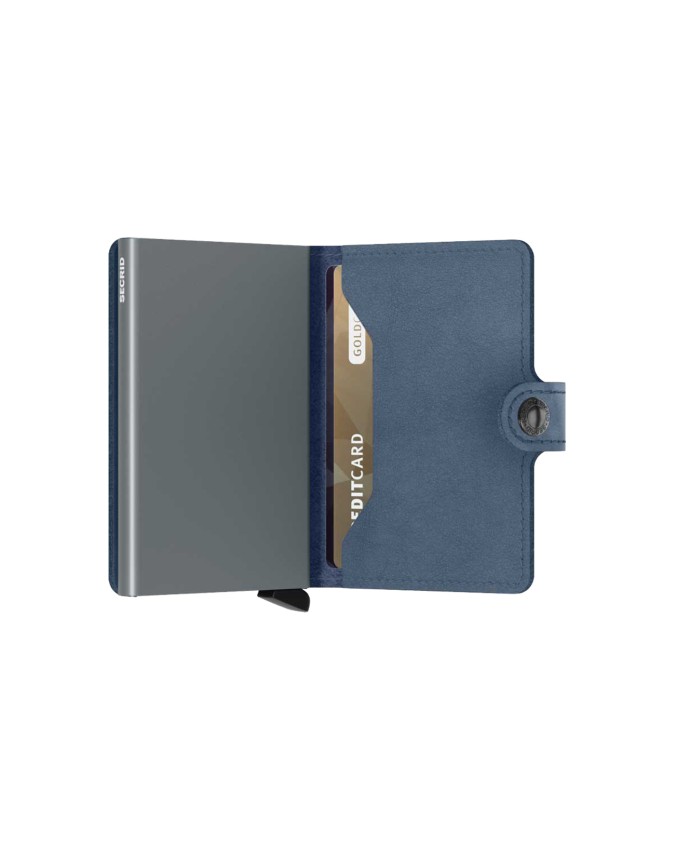  Secrid - Miniwallet in pelle e alluminio Original