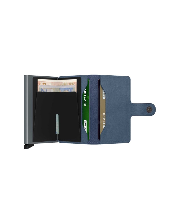  Secrid - Miniwallet in pelle e alluminio Original