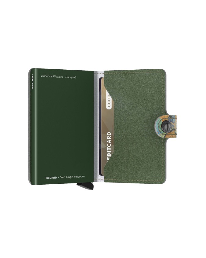  Secrid - Portafoglio in pelle e alluminio stampe Miniwallet Art