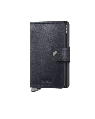  Secrid - Portafoglio piccolo in pelle e alluminio Miniwallet
