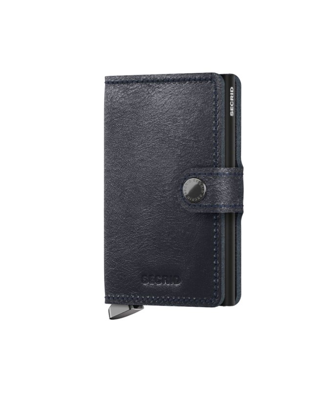  Secrid - Portafoglio piccolo in pelle e alluminio Miniwallet