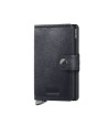  Secrid - Portafoglio piccolo in pelle e alluminio Miniwallet