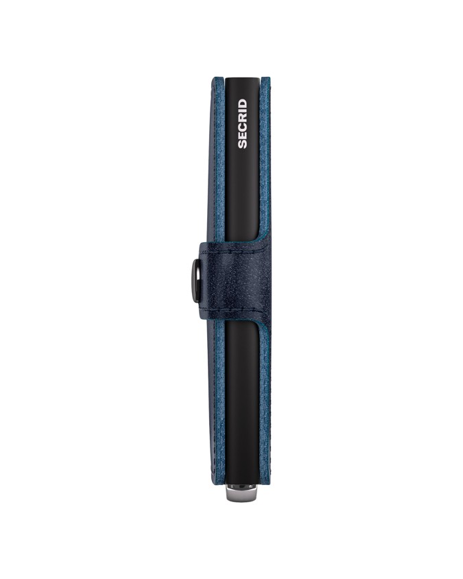  Secrid - Portafoglio piccolo in pelle e alluminio Miniwallet