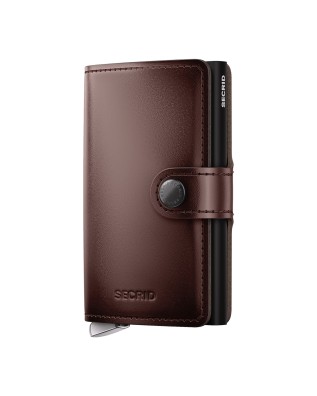 Secrid - Premium Miniwallet Dusk Leather and Aluminum...