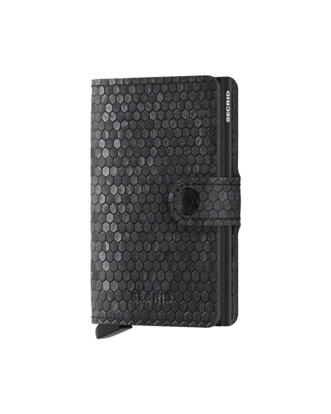  Secrid - Portafoglio uomo in pelle e alluminio Miniwallet