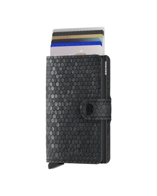 Secrid - Miniwallet Hexagon Men's Leather and Aluminum... 2