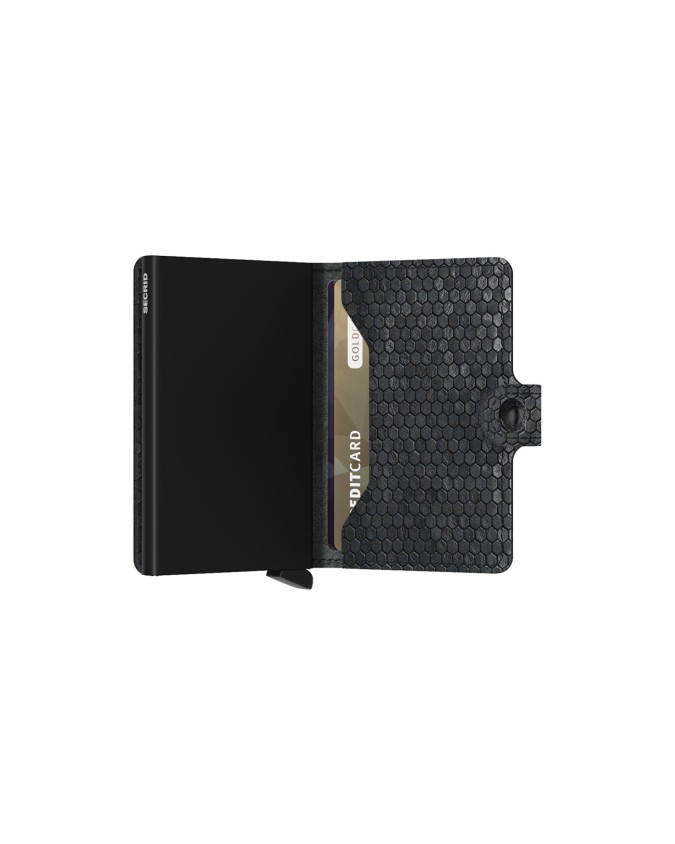  Secrid - Portafoglio uomo in pelle e alluminio Miniwallet