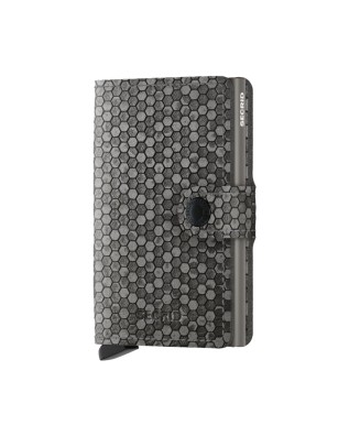 Secrid - Miniwallet Hexagon Men's Leather and Aluminum...