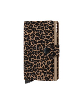 Secrid  - Miniwallet Leo – Geldbörse aus Leder und Aluminium