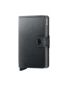 Secrid - Portafoglio piccolo in pelle ecologica e alluminio Miniwallet Mirum