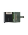Secrid - Portafoglio in pelle sfumata ed alluminio Miniwallet Vintage