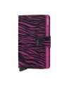  Secrid - Portafoglio piccolo in pelle alluminio Miniwallet