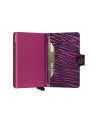  Secrid - Portafoglio piccolo in pelle alluminio Miniwallet